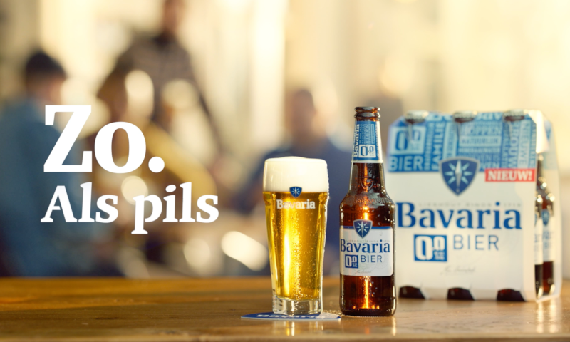Bavaria 0.0% campagne: Zo. Als pils 
